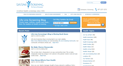 Desktop Screenshot of lifelinescreeningblog.com